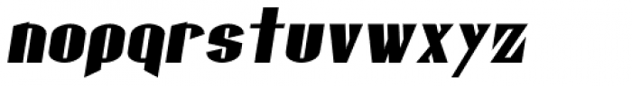 Gaspardo Condensed Oblique Font LOWERCASE