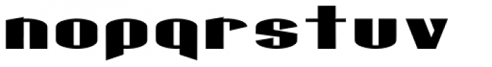 Gaspardo Extra Expanded Font LOWERCASE