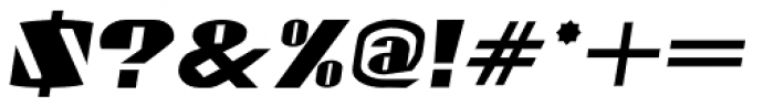 Gaspardo Oblique Expanded Font OTHER CHARS