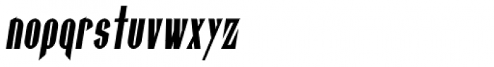 Gaspardo Super Condensed Oblique Font LOWERCASE