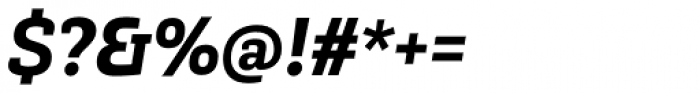 Gaspo Slab Black Italic Font OTHER CHARS
