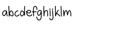 Gastella Night Regular Font LOWERCASE