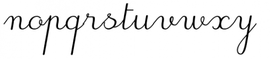 Gaston Contrasted Light Italic Font LOWERCASE