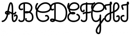 Gaston Linear Bold Font UPPERCASE