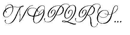 Gastonia Script Font UPPERCASE