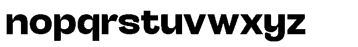 Gastre Font LOWERCASE