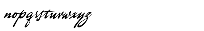Gastroline Signature Alternates Font LOWERCASE
