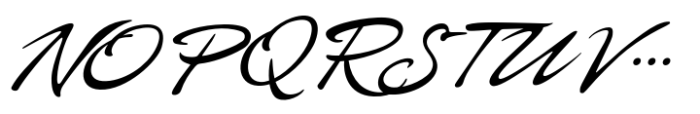 Gastroline Signature Regular Font UPPERCASE