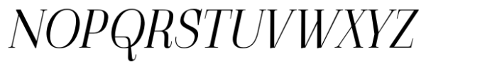 Gatara Regular Italic Font UPPERCASE