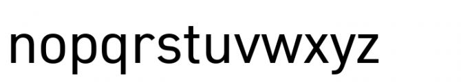 Gate A1 Regular Font LOWERCASE