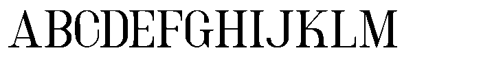 Gatefor Font UPPERCASE