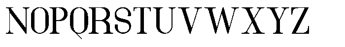 Gatefor Font UPPERCASE