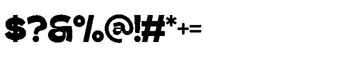 Gatega Black Font OTHER CHARS