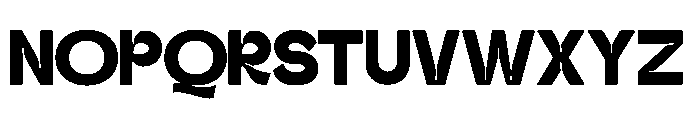 Gatega Black Font UPPERCASE