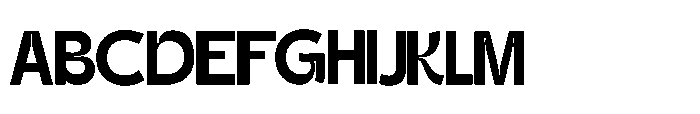 Gatega Bold Font UPPERCASE