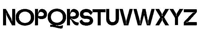 Gatega Bold Font UPPERCASE