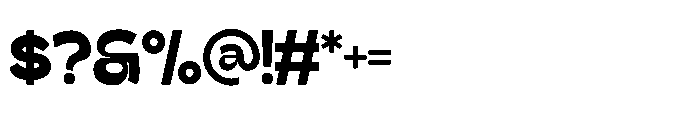 Gatega Extra Bold Font OTHER CHARS