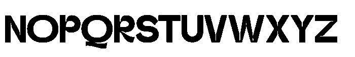 Gatega Extra Bold Font UPPERCASE