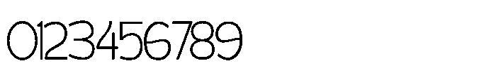 Gatega Extra Light Font OTHER CHARS