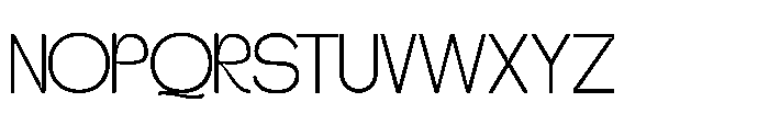 Gatega Extra Light Font UPPERCASE