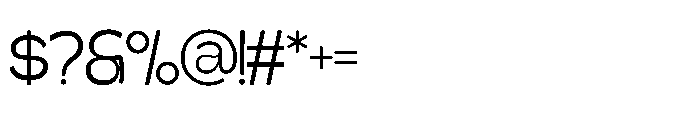 Gatega Light Font OTHER CHARS