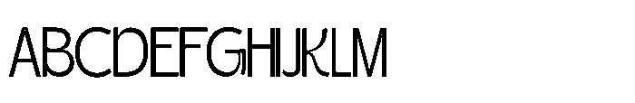 Gatega Light Font UPPERCASE