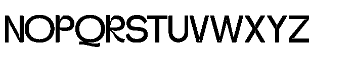 Gatega Medium Font UPPERCASE