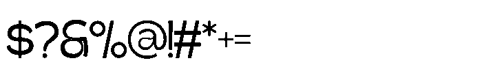 Gatega Regular Font OTHER CHARS