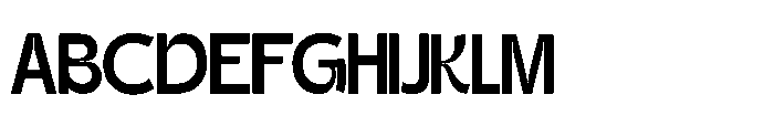 Gatega Semi Bold Font UPPERCASE