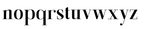 Gathena Serif Bold Font LOWERCASE