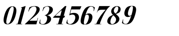 Gathena Serif Italic Black Font OTHER CHARS