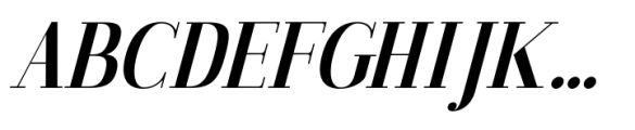 Gathena Serif Italic Black Font