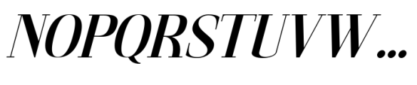 Gathena Serif Italic Black Font UPPERCASE