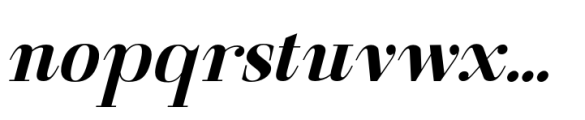 Gathena Serif Italic Black Font LOWERCASE