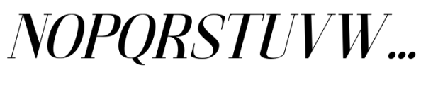 Gathena Serif Italic Bold Font UPPERCASE