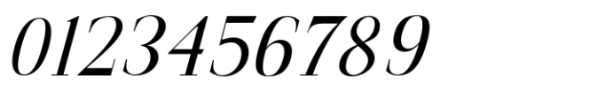Gathena Serif Italic Regular Font OTHER CHARS