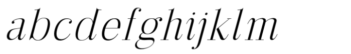 Gathena Serif Italic Thin FONT