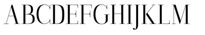 Gathena Serif Light Font UPPERCASE