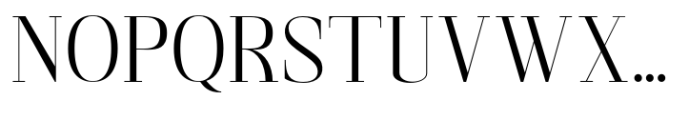 Gathena Serif Light Font UPPERCASE
