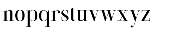 Gathena Serif Medium Font LOWERCASE