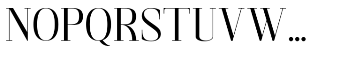 Gathena Serif Regular Font UPPERCASE