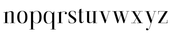 Gathena Serif Regular Font LOWERCASE