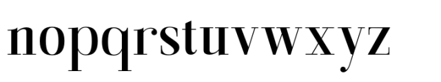 Gathena Serif Semi Bold Font LOWERCASE