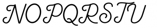 Gathenbury Regular Font UPPERCASE