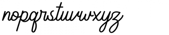 Gathenbury Regular Font LOWERCASE