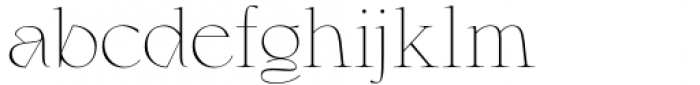 Gather Serif Regular Font LOWERCASE