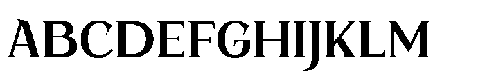 Gathero Regular Font UPPERCASE