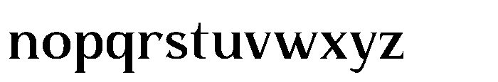 Gathero Regular Font LOWERCASE