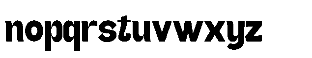 Gathia Sans  Black Font LOWERCASE