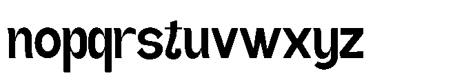 Gathia Sans  Bold Font LOWERCASE